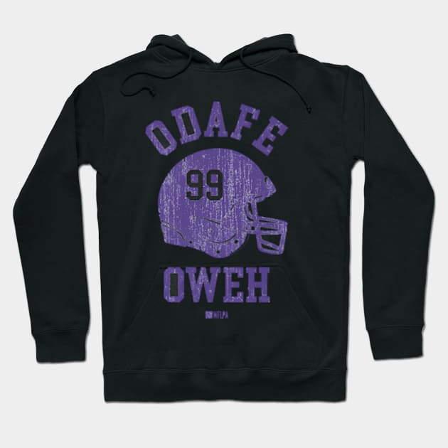 Odafe Oweh Baltimore Helmet Font Hoodie by dany artist